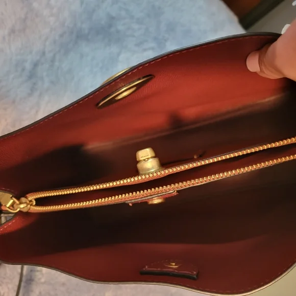 Coach Willow Color Block Leather Shoulder Bag